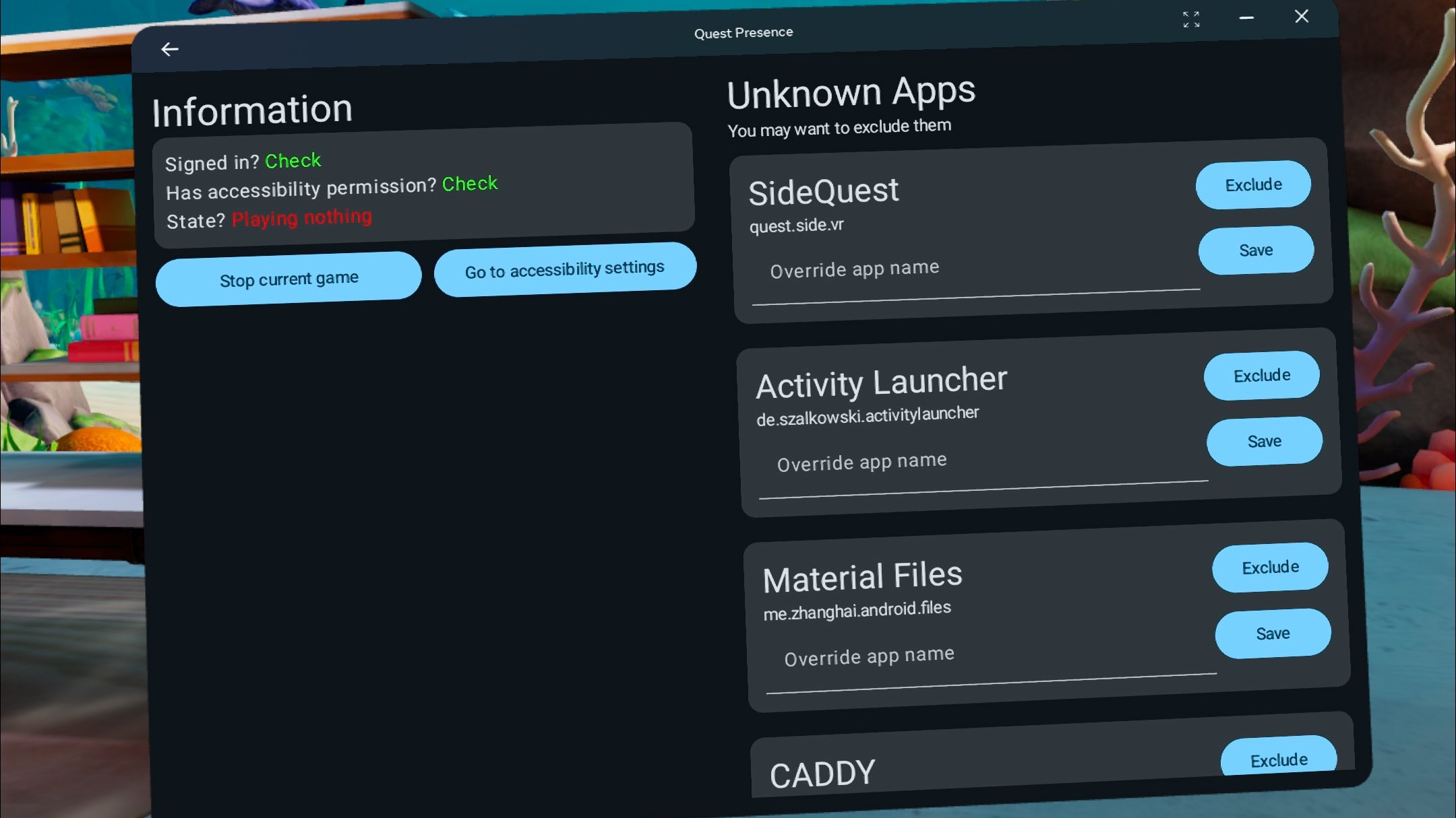 Quest Presence on SideQuest Oculus Quest Games & Apps including AppLab ...