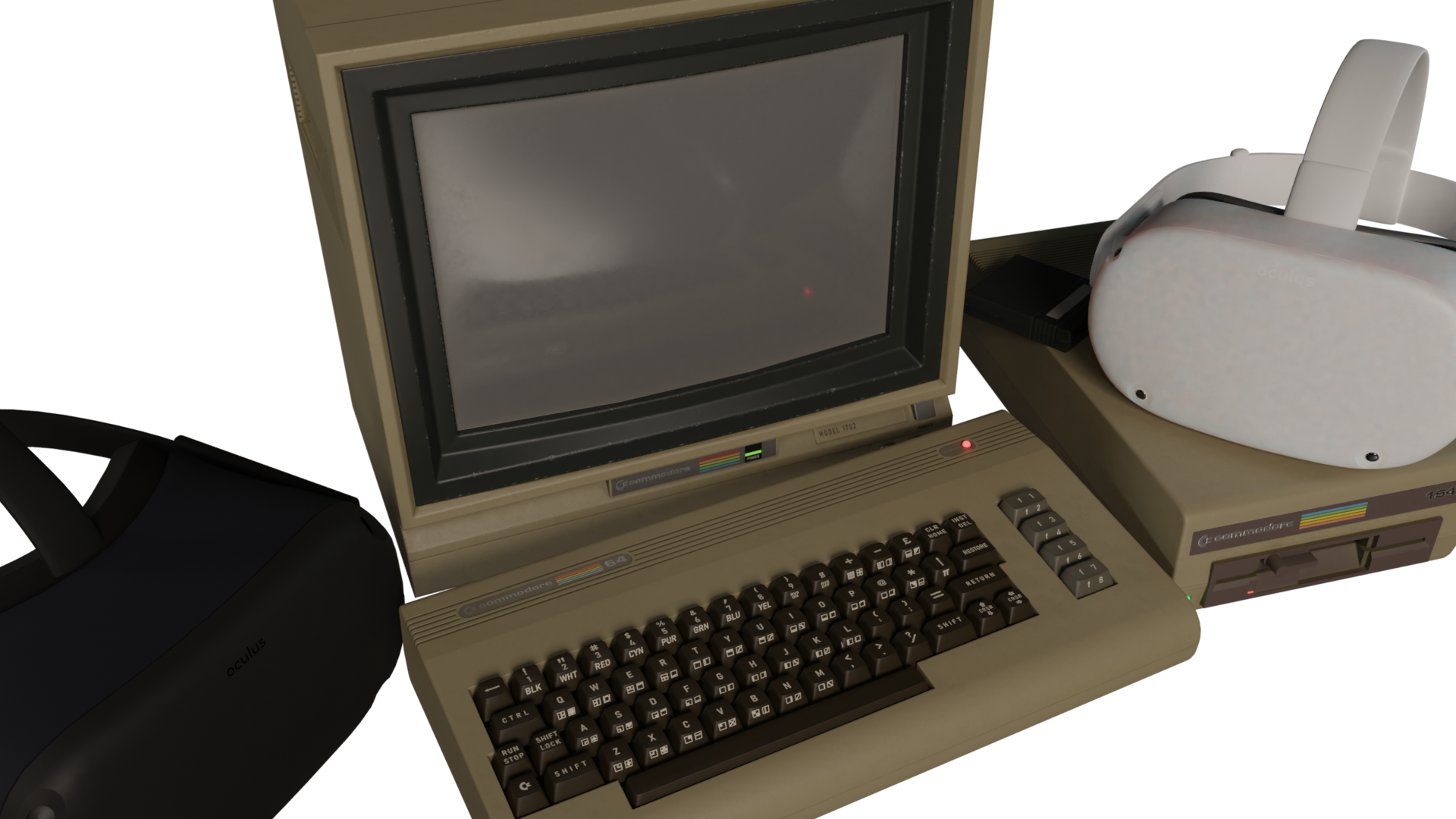 Real Commodore 64 Virtually on SideQuest Oculus Quest Games & Apps