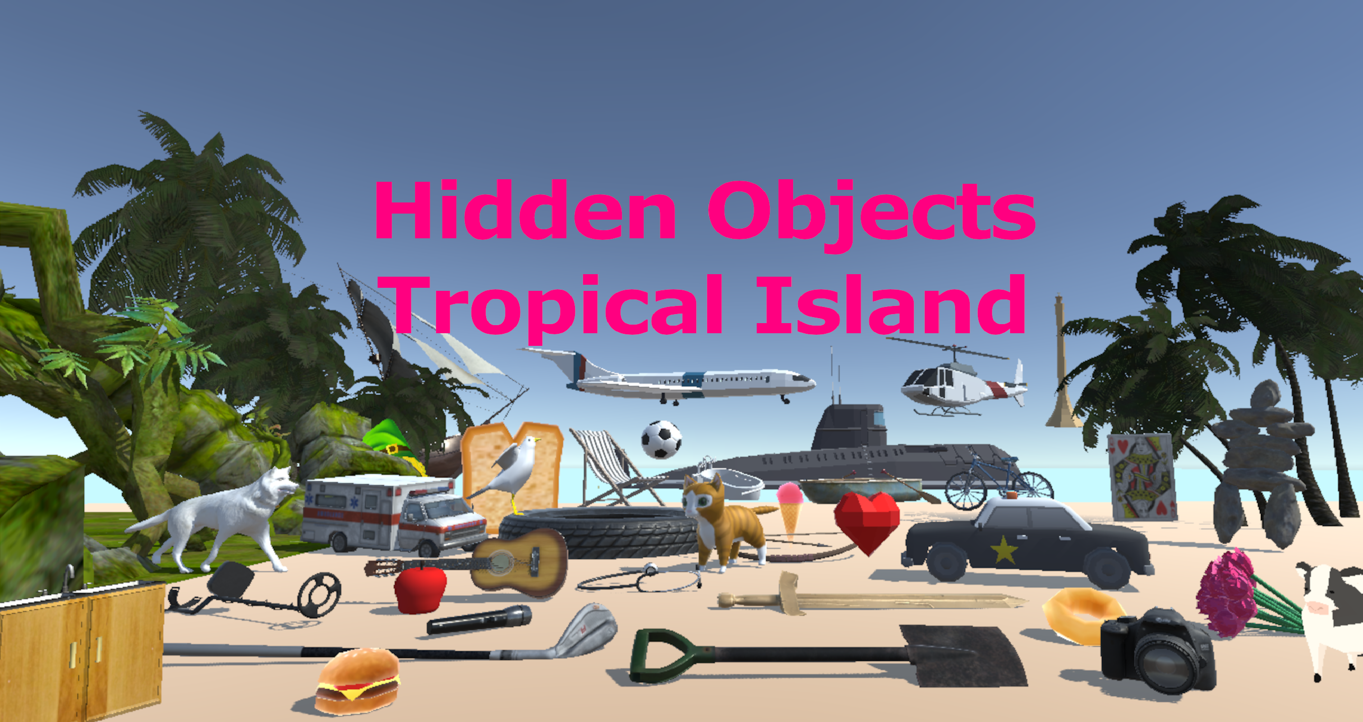 Hidden Objects Tropical Island on SideQuest Oculus Quest Games & Apps ...