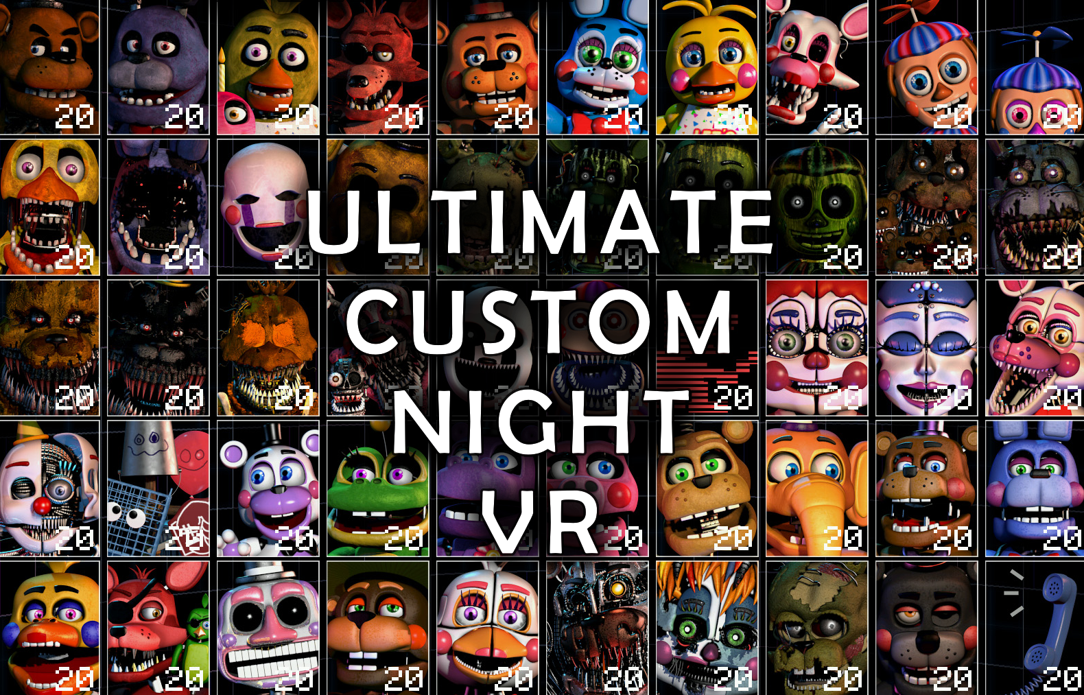 FNAF Ultimate Custom Night - Play FNAF Ultimate Custom Night On FNAF,  Granny, Backrooms - Play Online Horror Games For Free!