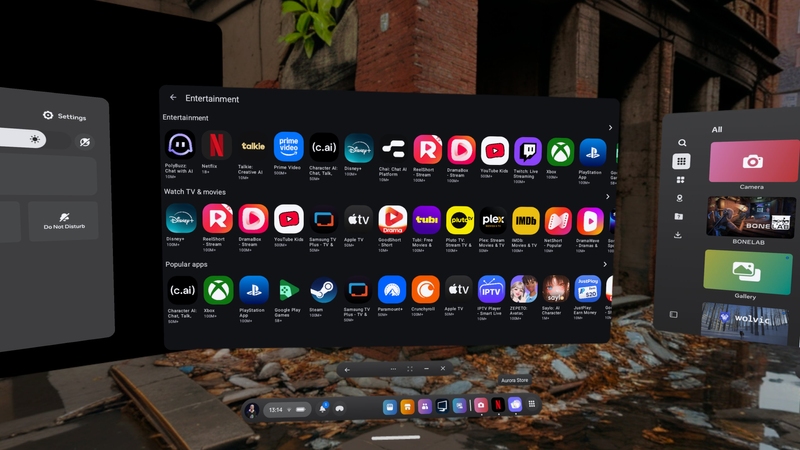 Oculus Apps Menu Aurora Store on SideQuest Oculus Quest Games & Apps including AppLab ...