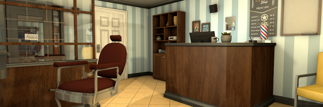 Run a Virtual Barbershop in this Quest 2 VR game