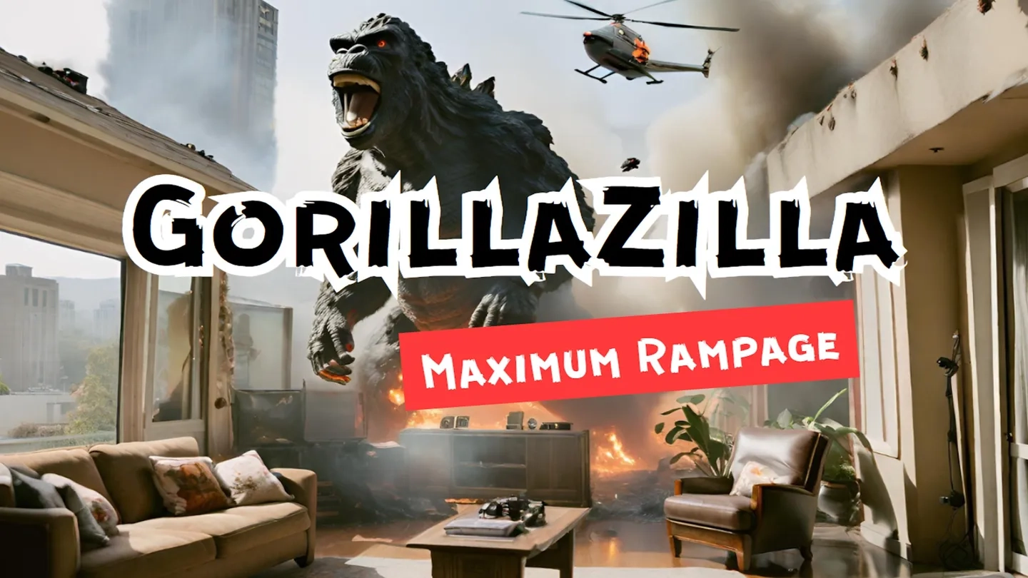 GorillaZilla Maximum Rampage on SideQuest Oculus Quest Games