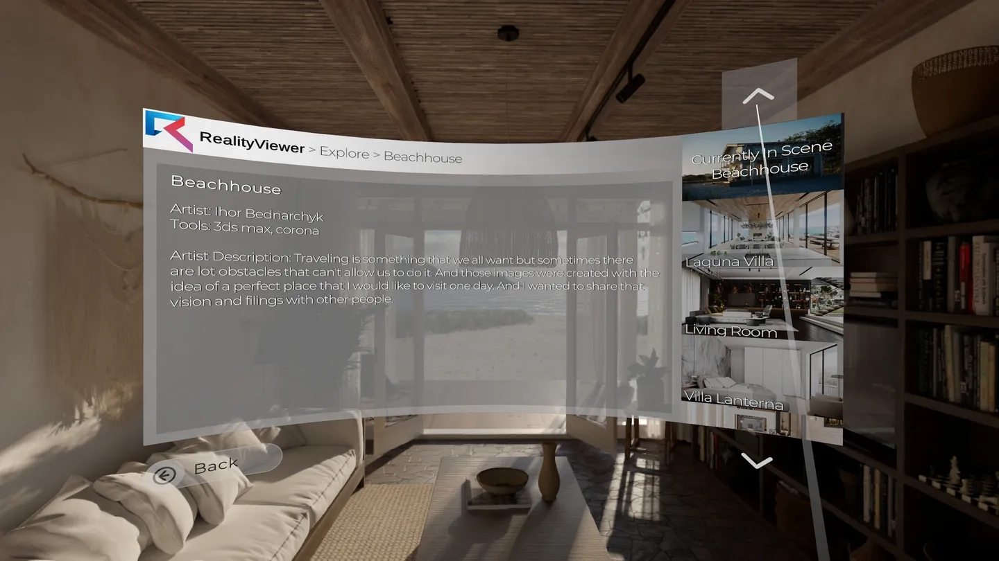 RealityViewer on SideQuest Oculus Quest Games & Apps including AppLab ...