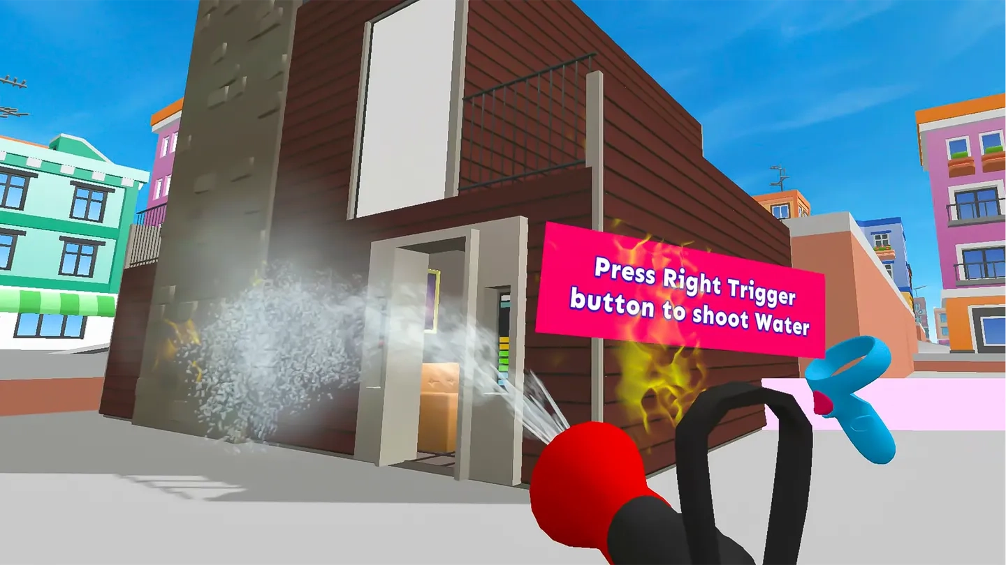 Firefighting Simulator VR on SideQuest Oculus Quest Games & Apps ...