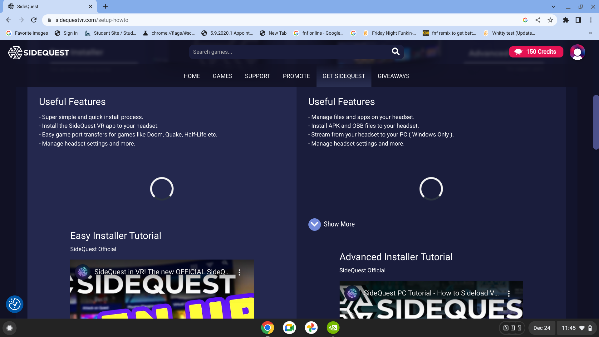 SideQuest Community Post "get sidequest" app download not loading
