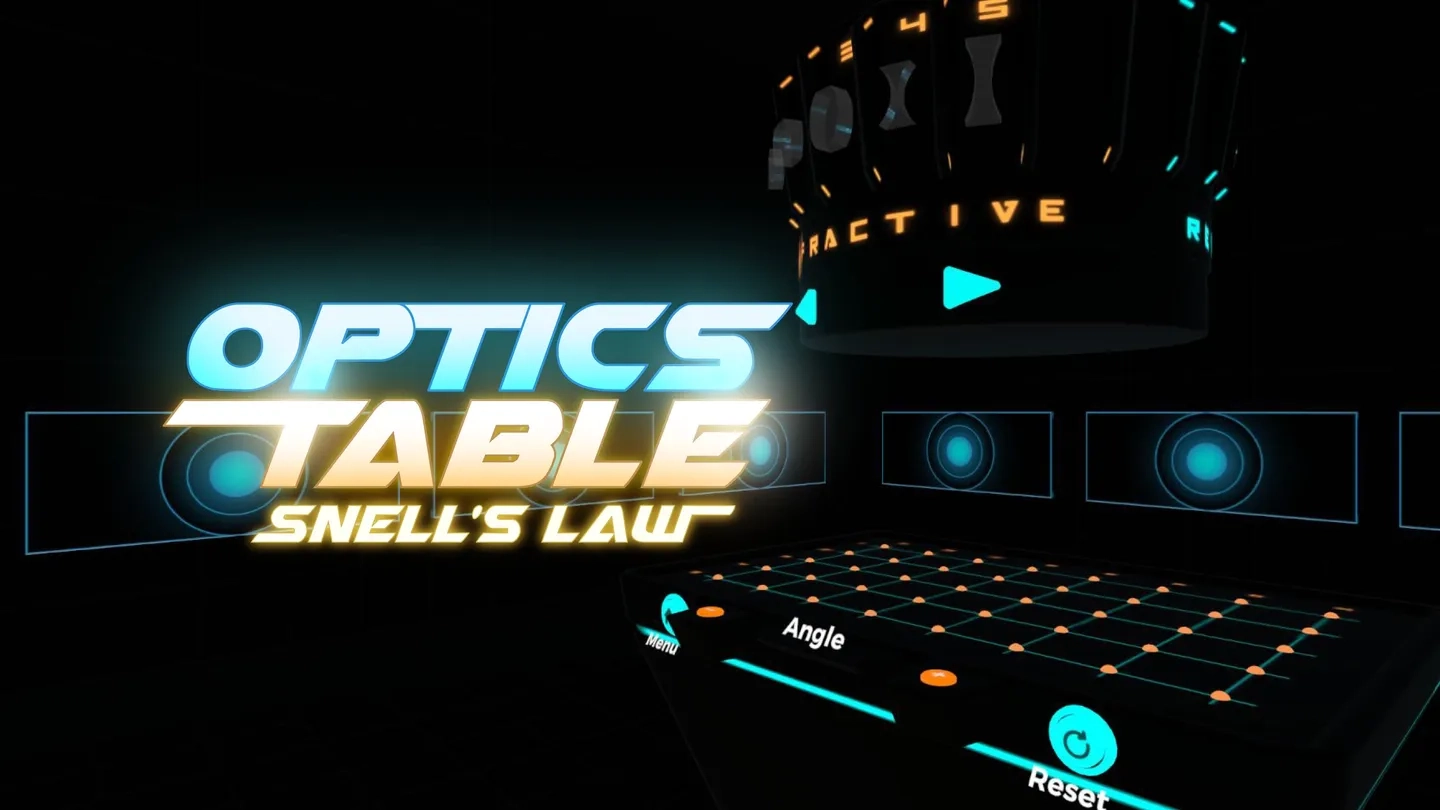 Optics Table Snell's Law on SideQuest Oculus Quest Games & Apps ...