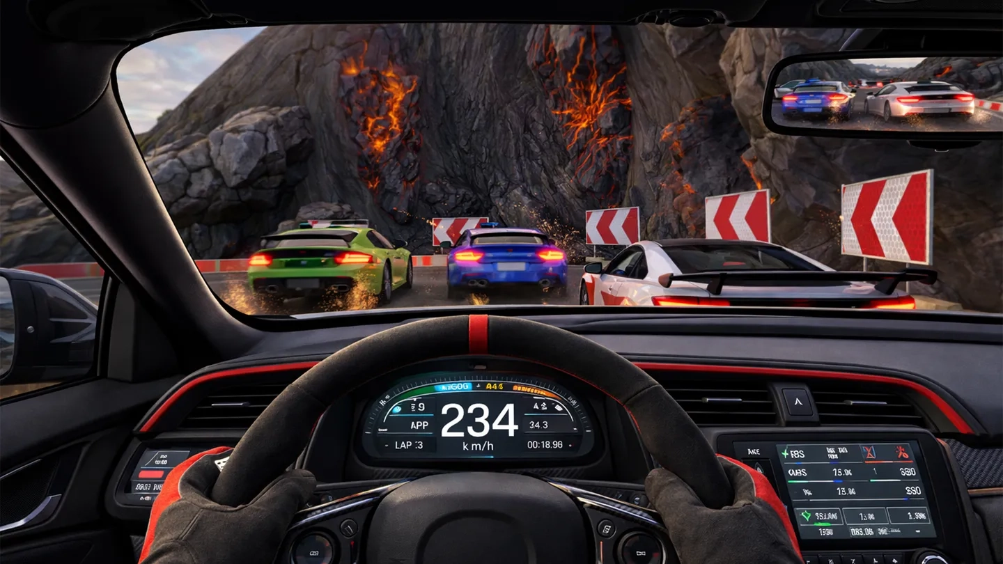 Car Racing 3D : Real Driving Simulator on SideQuest Oculus Quest Games ...