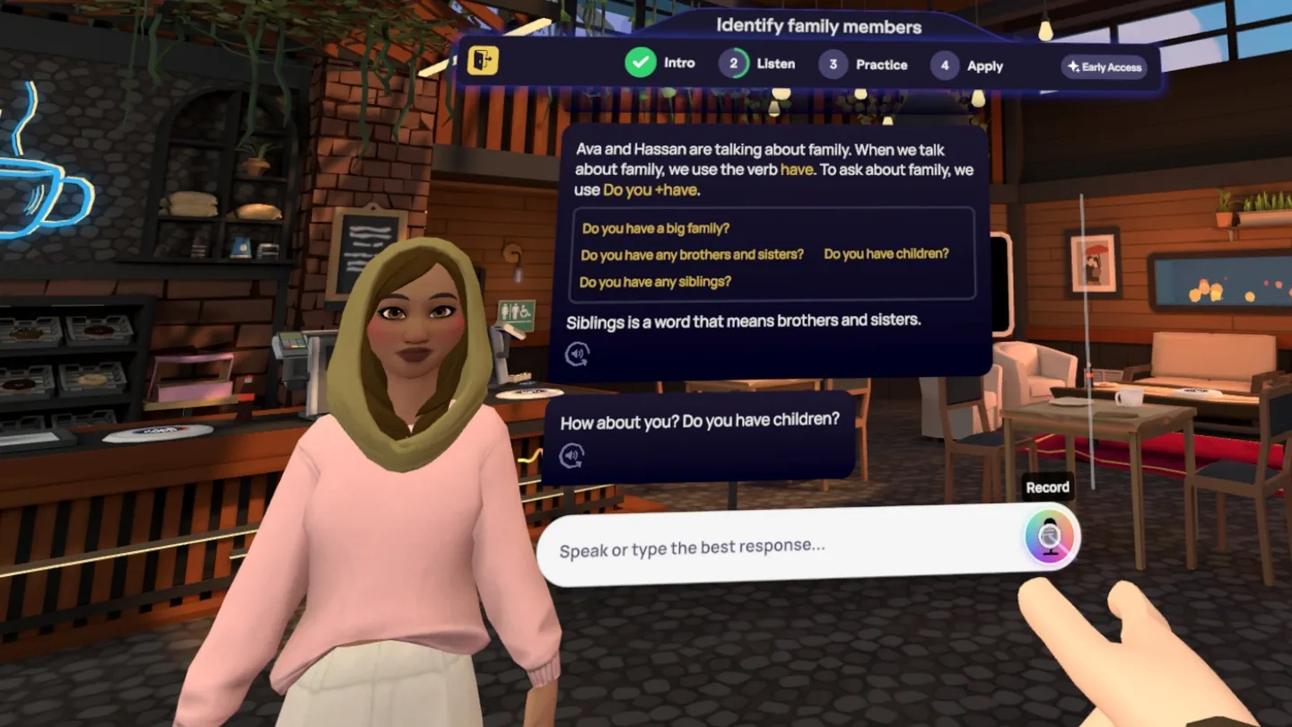 IMMERSE Build Real Language Fluency on SideQuest Oculus Quest Games ...