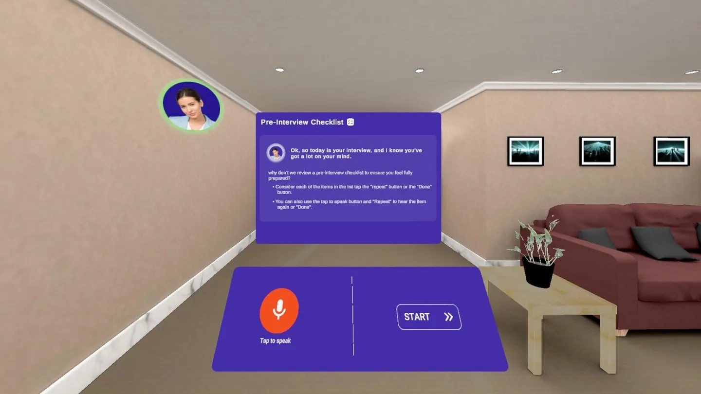 VR Job interview preparation on SideQuest Oculus Quest Games & Apps ...
