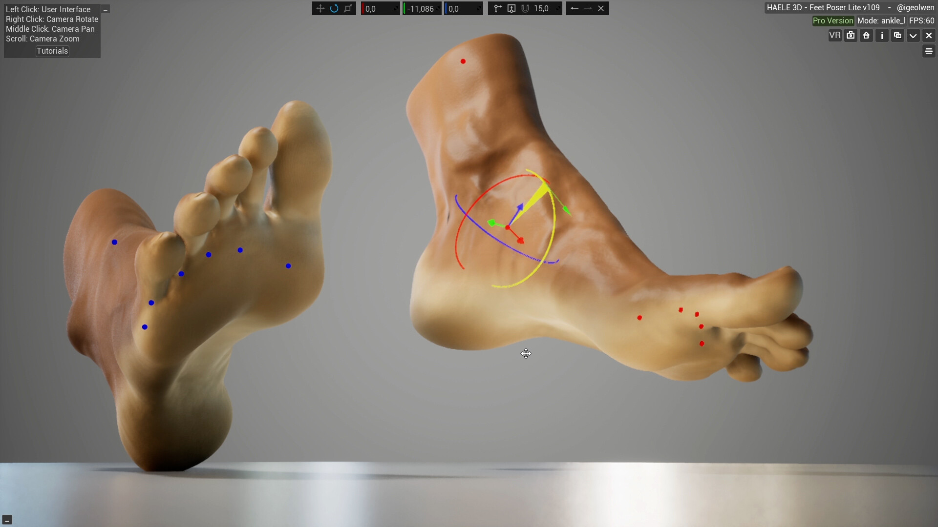 HAELE 3D Feet Poses Lite Drawing References on SideQuest Oculus Quest ...