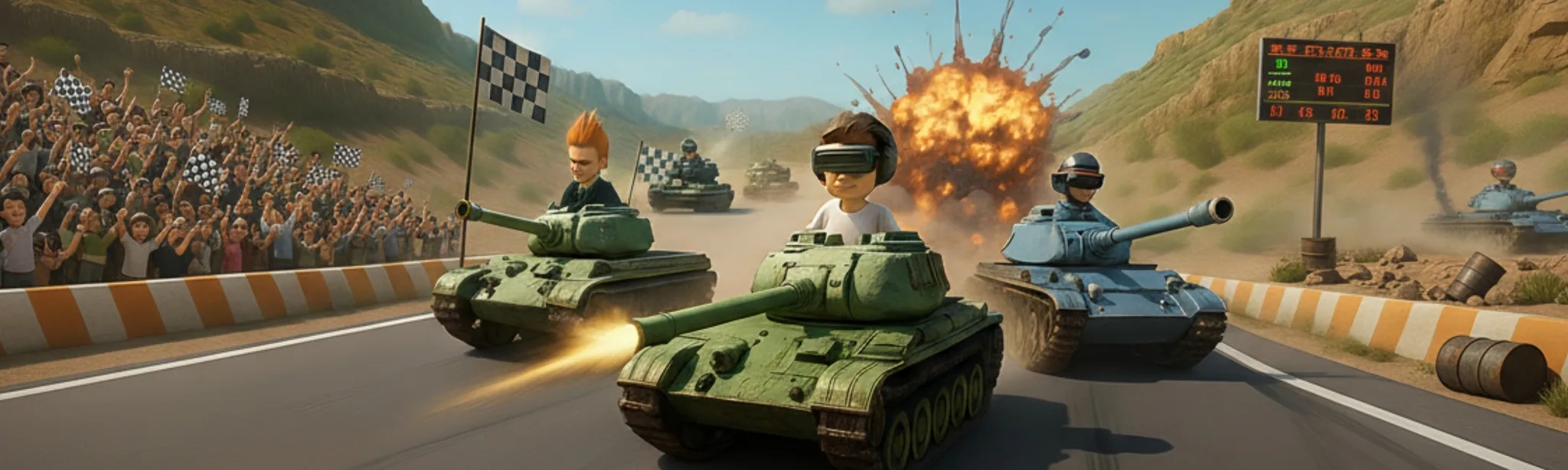 Tank Racing on SideQuest Oculus Quest Games & Apps including AppLab ...