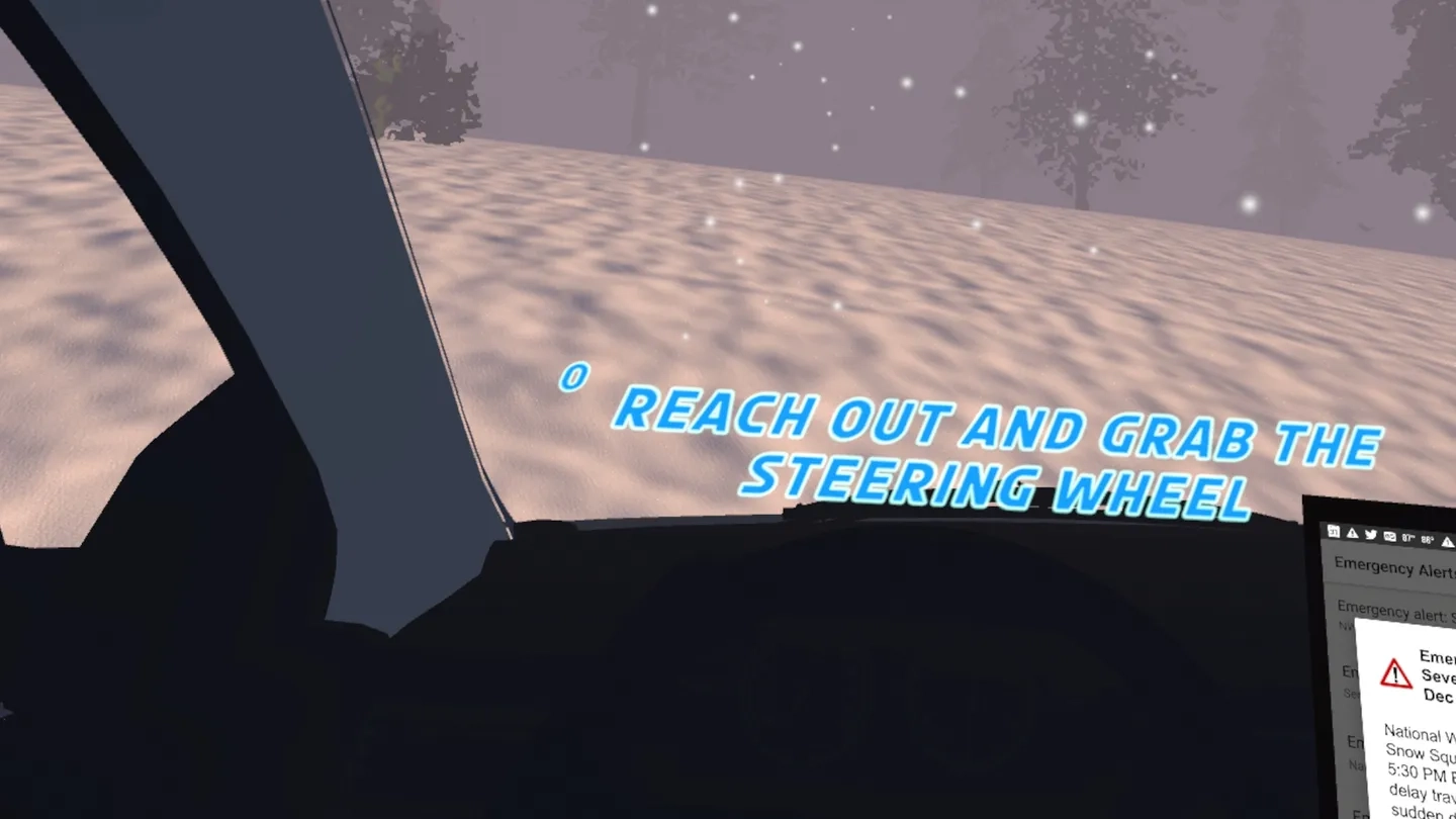 Snow Squall Driving Simulation on SideQuest Oculus Quest Games & Apps ...
