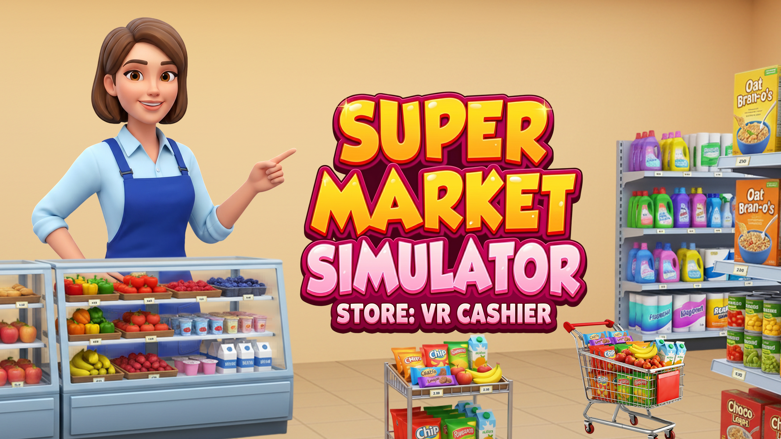 Supermarket Simulator Store: VR Cashier on SideQuest Oculus Quest Games ...