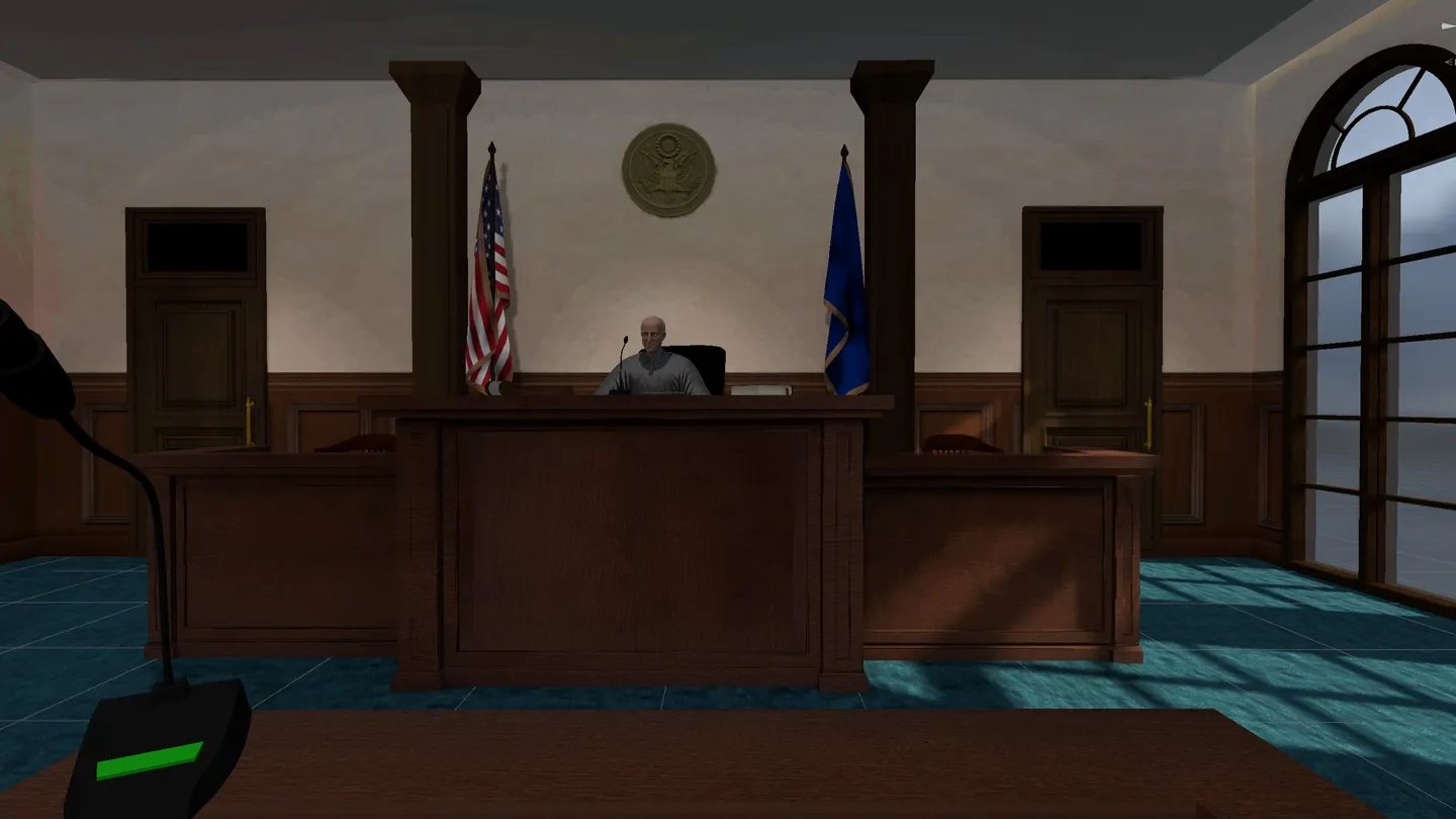 JUST Legal VR Courtroom Experience on SideQuest Oculus Quest Games ...