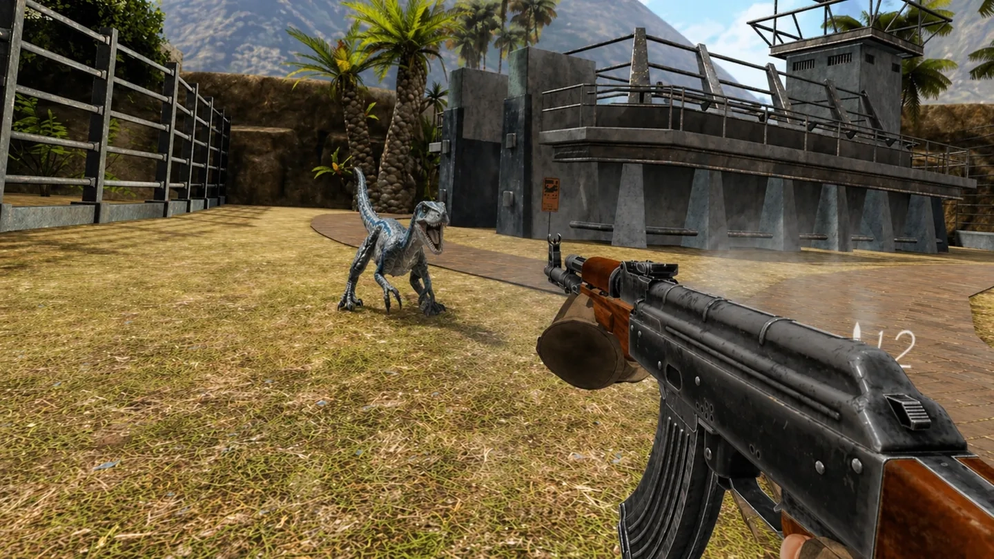 Jurassic Dinosaur Shooting : Dino Hunter on SideQuest Oculus Quest ...