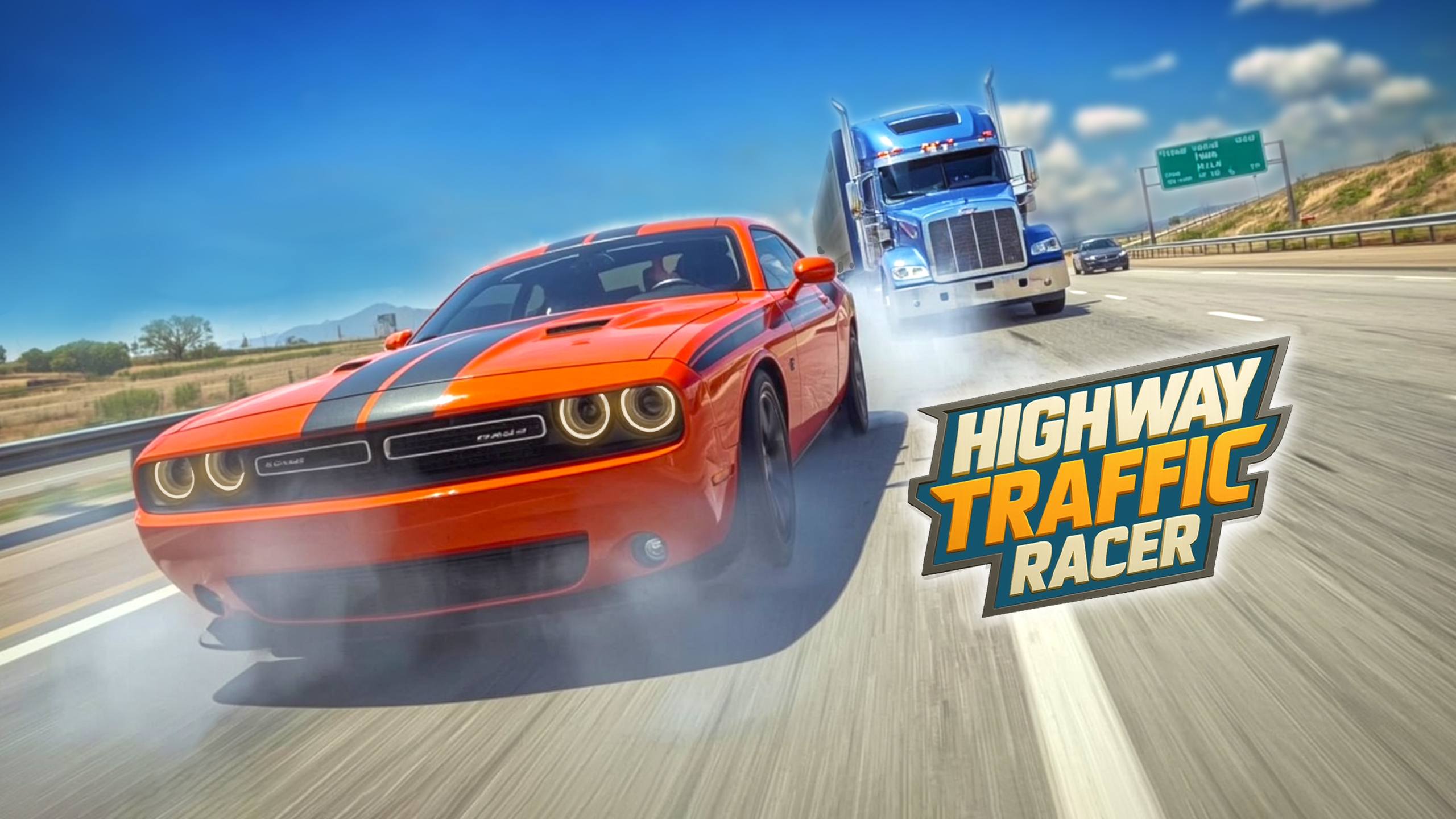 Facebook Auto Racing Game Highway Traffic Racer : Car racing game on SideQuest Oculus Quest Games ...