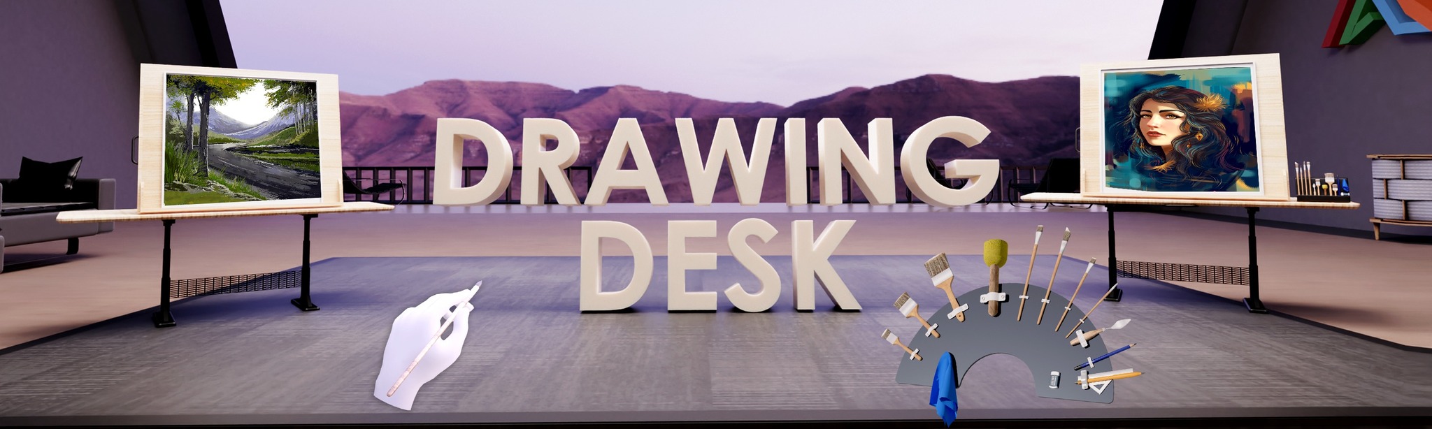 Drawing Desk on SideQuest Oculus Quest Games & Apps including AppLab Games ( Oculus App Lab )