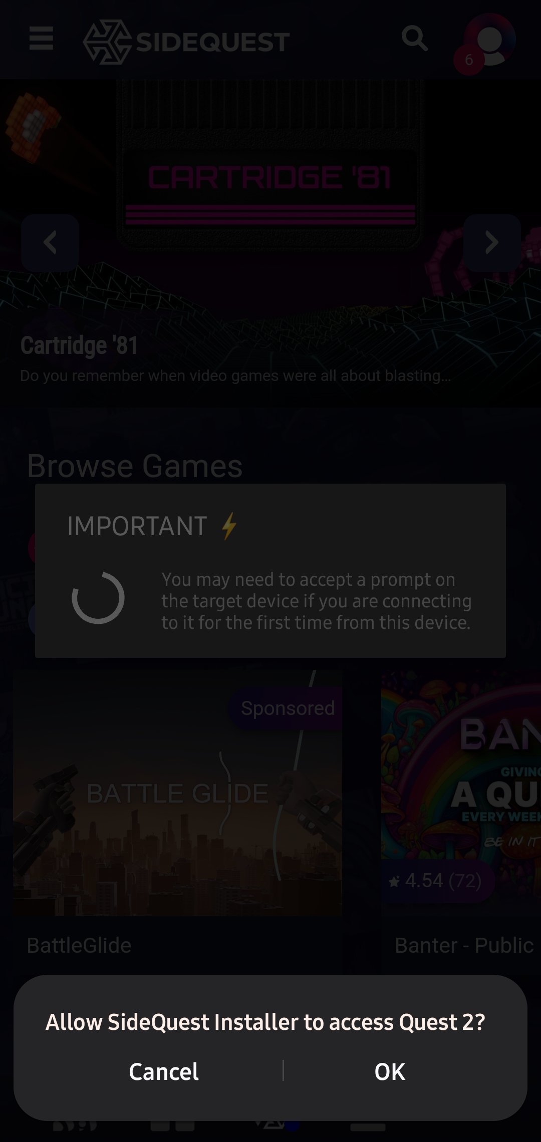 SideQuest Oculus Quest Games & Apps including AppLab Games ( Oculus App Lab )