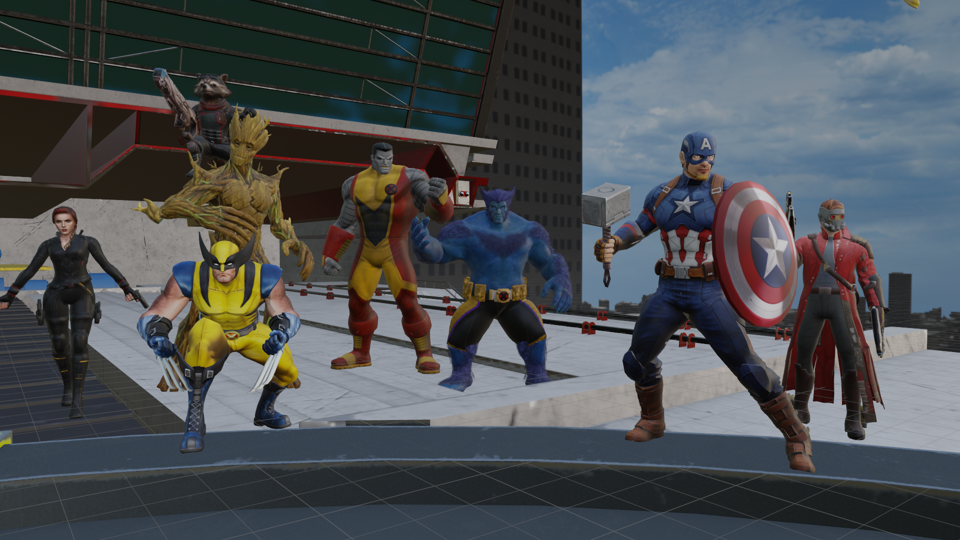 Custom Home: Marvel Heroes and Villains on SideQuest - Oculus Quest ...