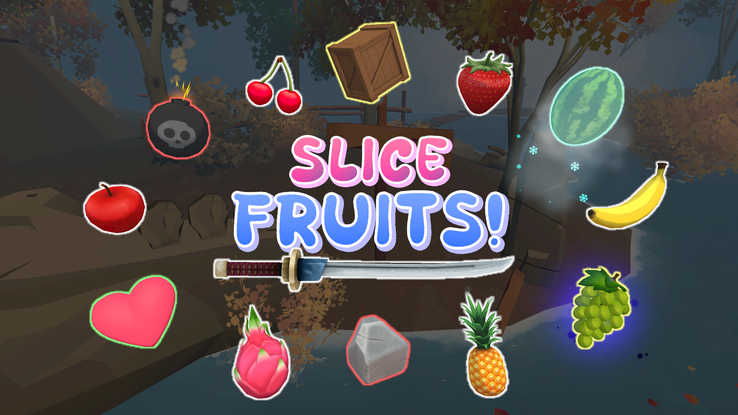 Slice Fruits! on SideQuest Oculus Quest Games & Apps including AppLab ...