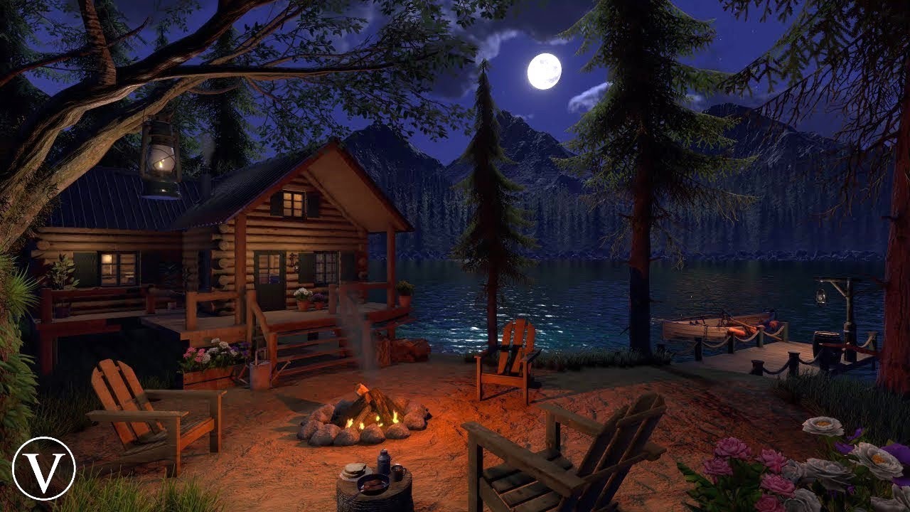Custom Quest Home Spring Lake Night on SideQuest Oculus Quest Games & Apps including AppLab