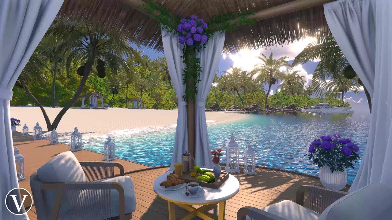 Custom Quest Home Tropical Beach Day on SideQuest Oculus Quest Games & Apps including AppLab