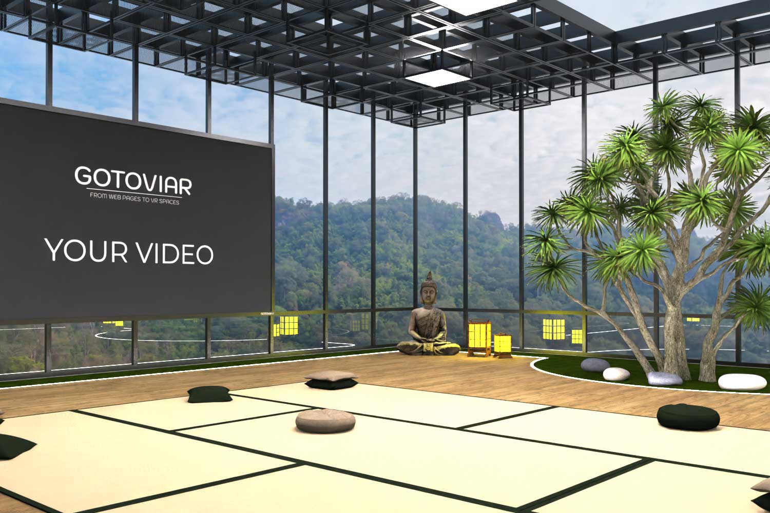 VR Meditation Room GOTOVIAR Demo on SideQuest Oculus Quest Games & Apps ...