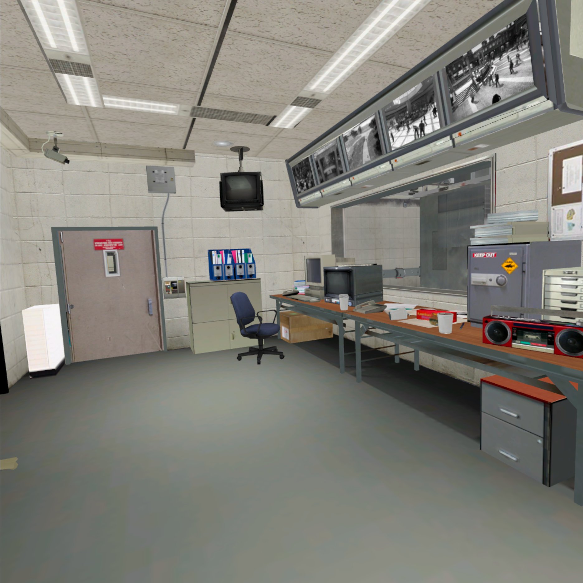 Custom Home: Dead Rising Security Room on SideQuest Oculus Quest Games ...